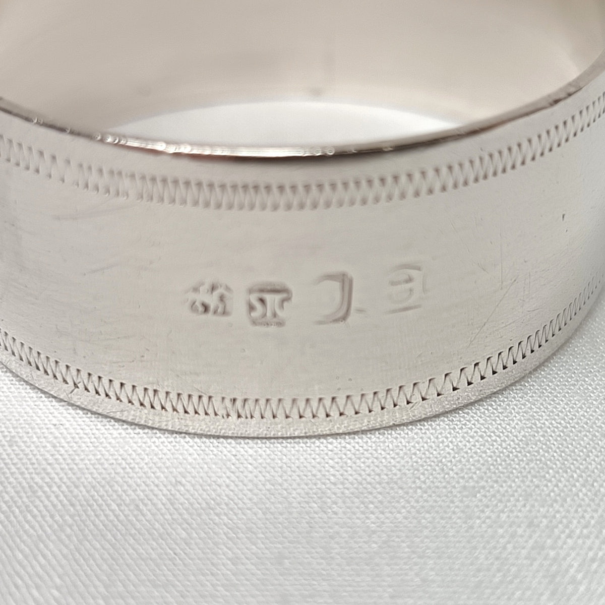 Norman Watson | Sterling Silver Napkin Ring | Engraved 'Elizabeth' | Dated 22·2·53 | South African Hallmarked