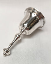 Load image into Gallery viewer, Elegant Near Antique Hallmarked Sterling Silver Table Bell – CJ Vander Ltd, London, 1933