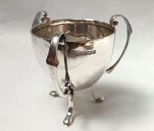 Load image into Gallery viewer, Art Deco Sterling Silver Tyg / Loving Cup – Walker & Hall Sheffield 1929, Egg-Shaped Elegance