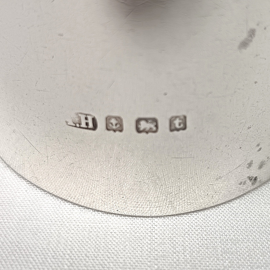 Antique Sterling Silver Napkin Ring — Birmingham 1918, Engraved "Fritz", 27g, Great War Era