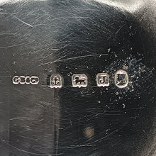 Load image into Gallery viewer, Near-Antique Hallmarked Sterling Silver Lidded Salt Cellar with Original Bristol Blue Glass Liner – G Bryan & Co, Birmingham, 1933