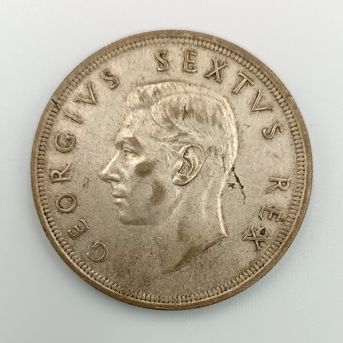 South Africa 1952 Silver 5 Shillings | Van Riebeeck Tercentenary | George VI | Very Fine