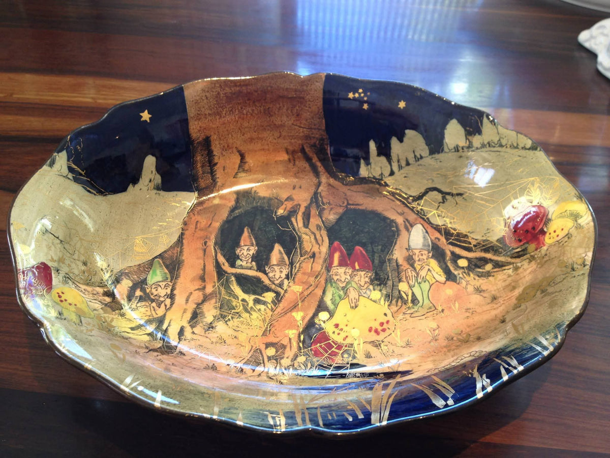Royal Doulton | Gnomes Series | D4697 | Porcelain Bowl | c.1925–1950