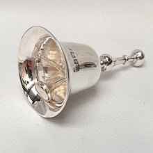 Load image into Gallery viewer, Elegant Near Antique Hallmarked Sterling Silver Table Bell – CJ Vander Ltd, London, 1933