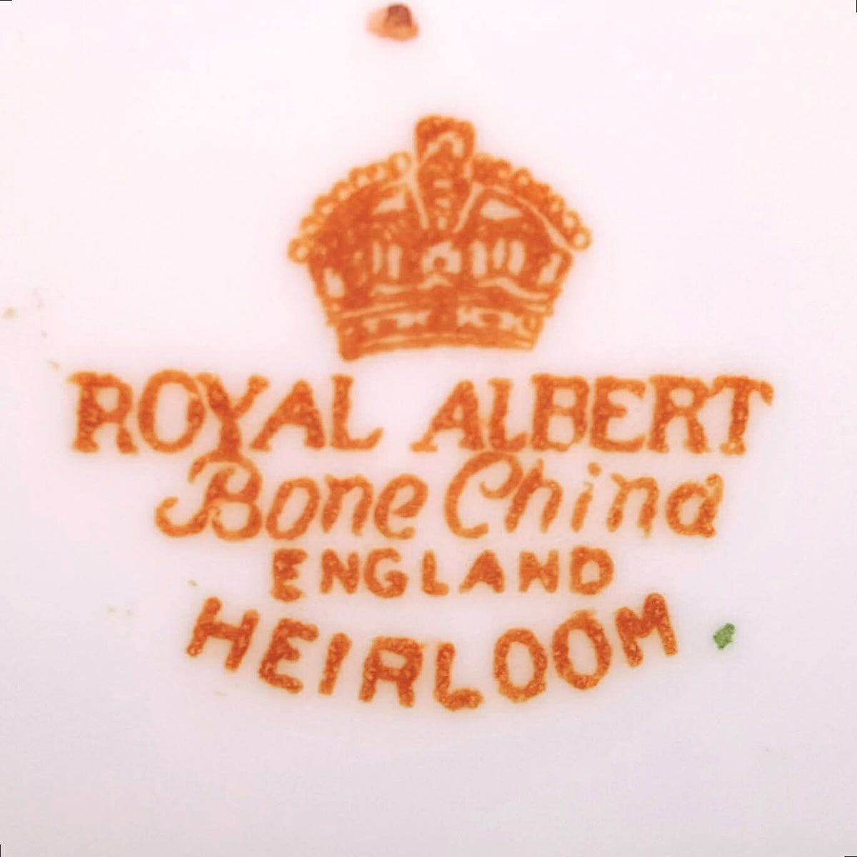 Royal Albert 'Heirloom' | Pattern No. 4534 | Large Handled Cake Plate, Large Milk Jug & Large Open Sugar Bowl | Imari-Style Cobalt Blue, Burnt Orange & 22ct Gold | Made in England | Mint Unused Condition