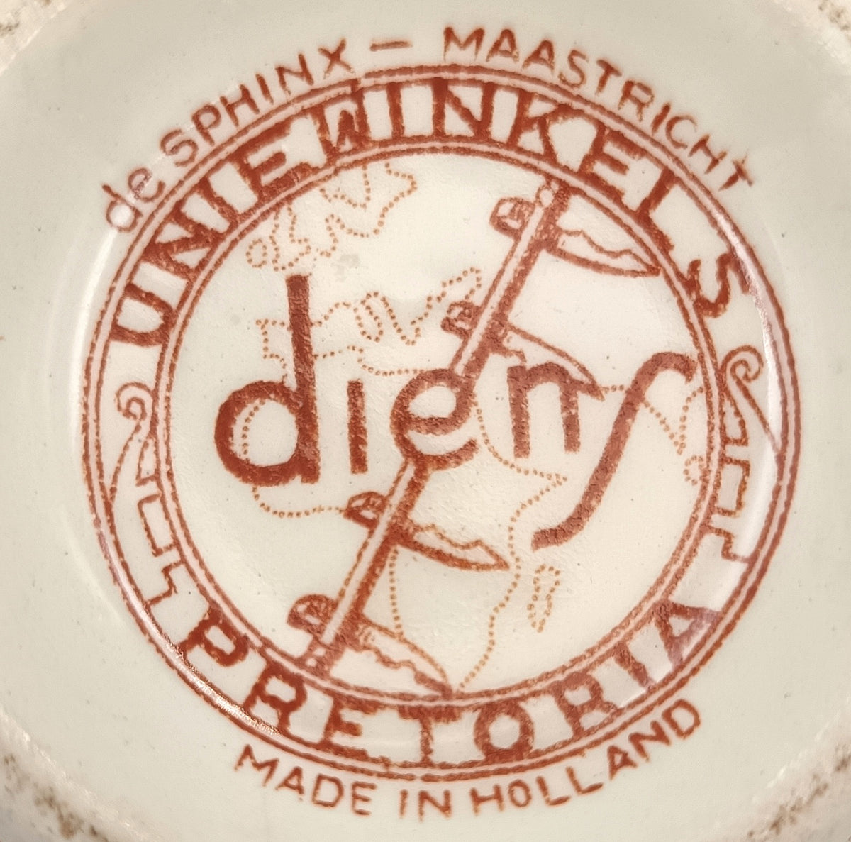 De Sphinx, Maastricht | Voortrekker Centenary Commemorative Bowl | 1838–1938 | Issued by Uniewinkels, Pretoria