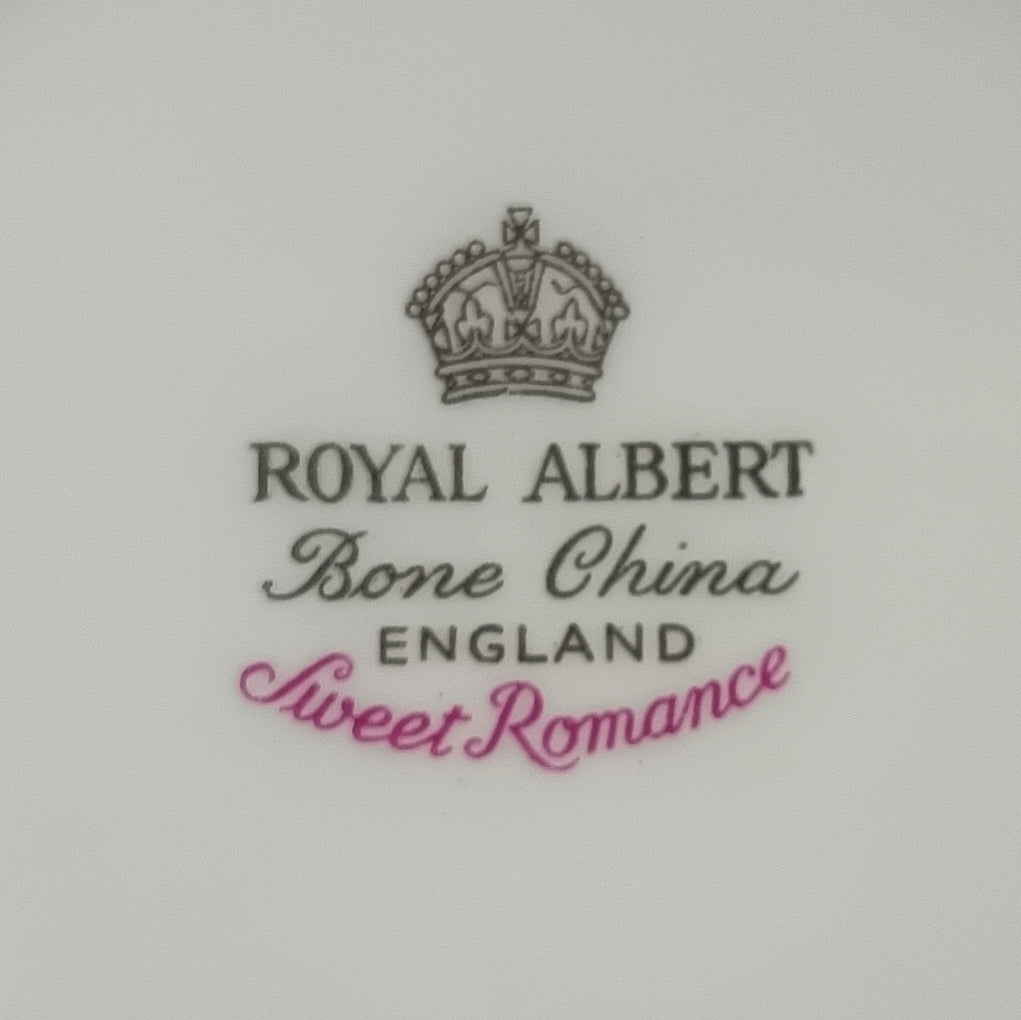 Royal Albert | Sweet Romance | Bone China | Open Sugar Bowl | England | c.1960–1978