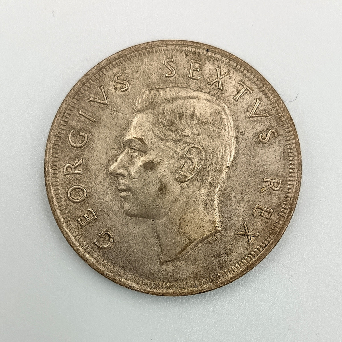 South Africa 1952 Silver 5 Shillings | Van Riebeeck Tercentenary | George VI | Very Fine to Extremely Fine
