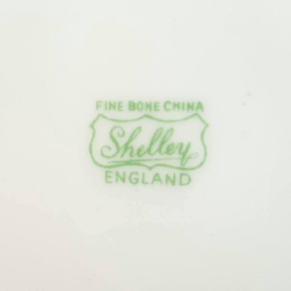 Shelley | Harebell | Richmond Shape | Trio | Fine Bone China | England | c.1945–1966