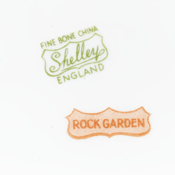 Rare Shelley ‘Rock Garden’ Chintz Fine Bone China Trios – Timeless English Tea Elegance