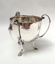 Load image into Gallery viewer, Art Deco Sterling Silver Tyg / Loving Cup – Walker & Hall Sheffield 1929, Egg-Shaped Elegance