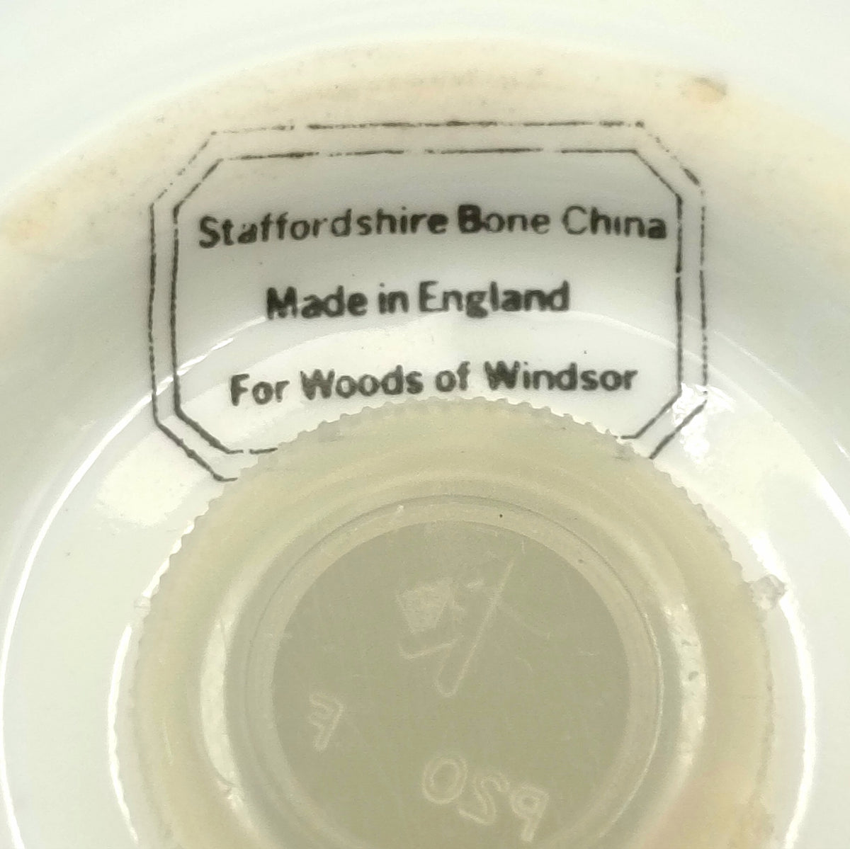 Staffordshire Bone China | Floral Rose Pomander | Made for Woods of Windsor | England | 20th Century