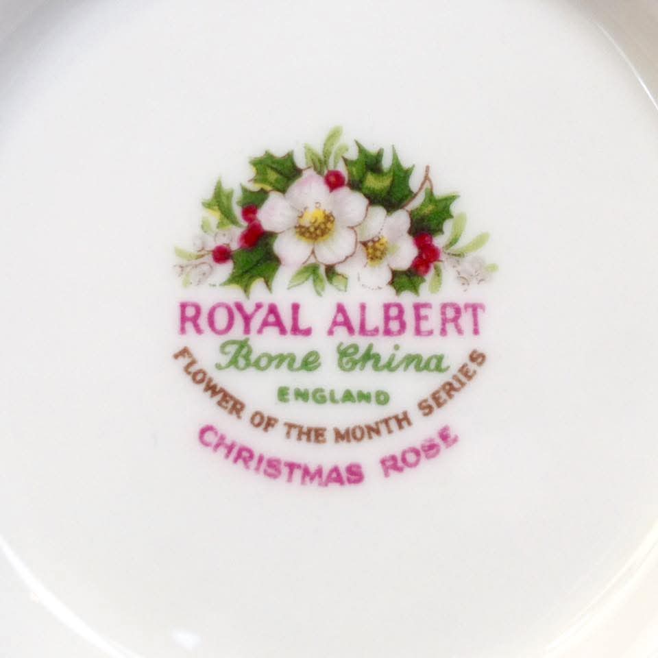 Royal Albert | Flower of the Month Series | Christmas Rose — December | Bone China Mug | England, c.1970s–1980s