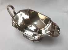 Load image into Gallery viewer, Elegant Art Deco Hallmarked Sterling Silver Sauce Boat – Hawksworth Eyre Birmingham 1934 | Timeless English Tableware