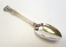 Load image into Gallery viewer, Antique Hallmarked Sterling Silver King's pattern Serving Spoon