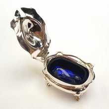 Load image into Gallery viewer, Hallmarked sterling silver salt cellar