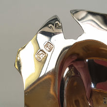 Load image into Gallery viewer, Hallmarked sterling silver salt cellar