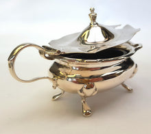 Load image into Gallery viewer, Hallmarked sterling silver salt cellar
