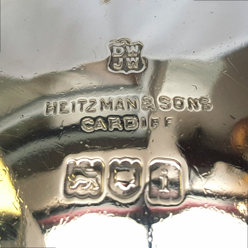 Antique Hallmarked Sterling Silver Sauceboat