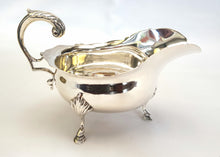 Load image into Gallery viewer, Hallmarked sterling silver gravy boat