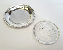 Load image into Gallery viewer, Hallmarked sterling silver butter dish & knife
