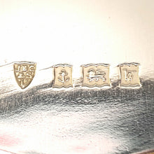 Load image into Gallery viewer, Hallmarked sterling silver butter dish & knife