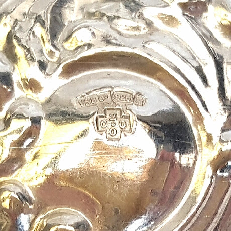 Hallmarked Sterling Silver Ring Box Holder