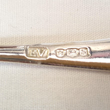 Load image into Gallery viewer, Hallmarked sterling silver lidded salt cellar with spoon