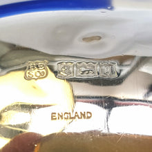 Load image into Gallery viewer, Hallmarked sterling silver salt cellar