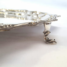 Load image into Gallery viewer, Hallmarked sterling silver salver