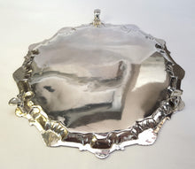 Load image into Gallery viewer, Hallmarked sterling silver salver