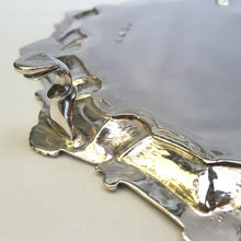 Load image into Gallery viewer, Hallmarked sterling silver salver