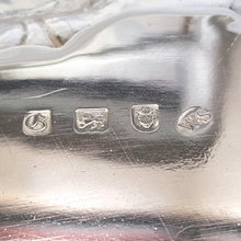 Load image into Gallery viewer, Hallmarked sterling silver salver