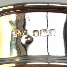 Load image into Gallery viewer, Hallmarked sterling silver tea strainer & bowl