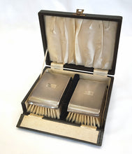 Load image into Gallery viewer, Hallmarked sterling silver brush set