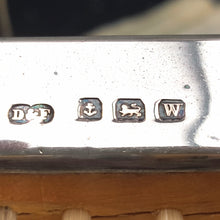 Load image into Gallery viewer, Hallmarked sterling silver brush set