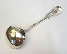 Load image into Gallery viewer, Antique hallmarked sterling silver gravy ladle