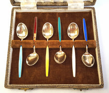 Load image into Gallery viewer, Norwegian hallmarked sterling silver set of six spoons