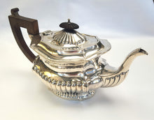 Load image into Gallery viewer, Antique hallmarked sterling silver three piece teaset service