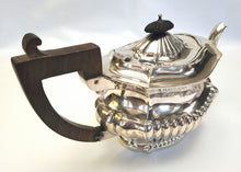 Load image into Gallery viewer, Antique hallmarked sterling silver three piece teaset service