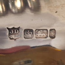 Load image into Gallery viewer, Antique hallmarked sterling silver three piece teaset service