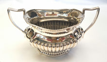 Load image into Gallery viewer, Antique hallmarked sterling silver three piece teaset service