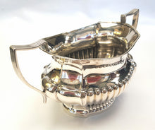 Load image into Gallery viewer, Antique hallmarked sterling silver three piece teaset service