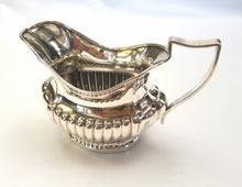 Load image into Gallery viewer, Antique hallmarked sterling silver three piece teaset service