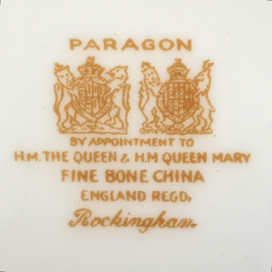Vintage Paragon ‘Rockingham’ Fine Bone China Large Cake Plate – Circa 1930s, England