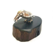 Load image into Gallery viewer, Hallmarked sterling silver Kingfisher bird sculpture