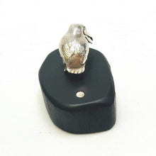 Load image into Gallery viewer, Hallmarked sterling silver Kingfisher bird sculpture