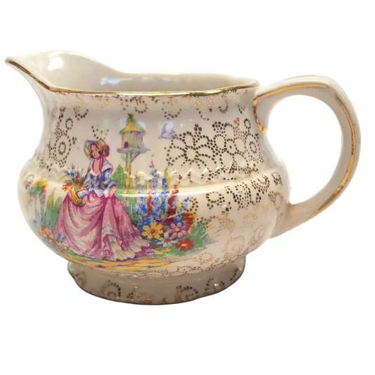 Vintage H & K Tunstall ‘Crinoline Lady’ Chintz Milk Jug