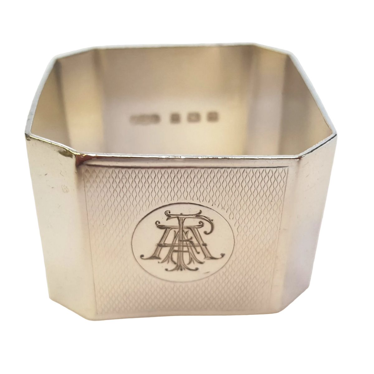Hallmarked Sterling Silver Serviet Ring
