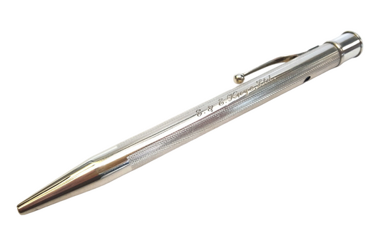 Vintage Hallmarked Sterling Silver Propelling Pencil
